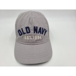 Youth Old Navy Est 1994 Stretch Hat Cap Baseball Child Kid Boy Girl Gray Blue